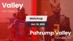 Matchup: Valley vs. Pahrump Valley  2018