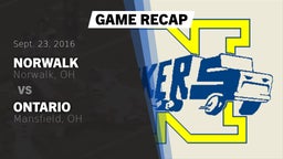 Recap: Norwalk  vs. Ontario  2016