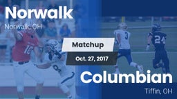 Matchup: Norwalk vs. Columbian  2017