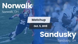 Matchup: Norwalk vs. Sandusky  2018