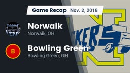 Recap: Norwalk  vs. Bowling Green  2018