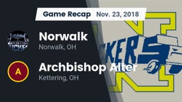 Recap: Norwalk  vs. Archbishop Alter  2018