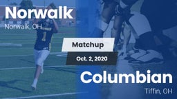 Matchup: Norwalk vs. Columbian  2020