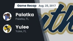 Recap: Palatka  vs. Yulee  2017