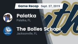 Recap: Palatka  vs. The Bolles School 2019