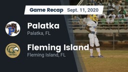 Recap: Palatka  vs. Fleming Island  2020