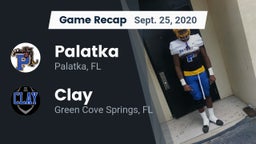 Recap: Palatka  vs. Clay  2020