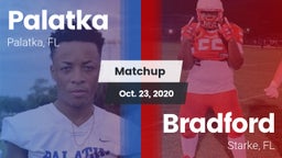 Matchup: Palatka vs. Bradford  2020