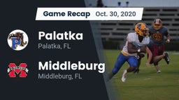 Recap: Palatka  vs. Middleburg  2020