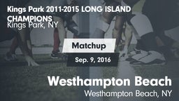 Matchup: Kings Park vs. Westhampton Beach  2016