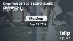 Matchup: Kings Park vs. Islip  2016