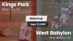 Matchup: Kings Park vs. West Babylon  2019