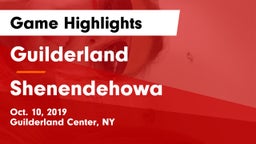 Guilderland  vs Shenendehowa  Game Highlights - Oct. 10, 2019