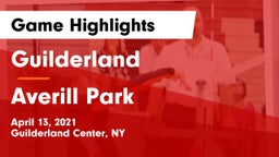 Guilderland  vs Averill Park  Game Highlights - April 13, 2021