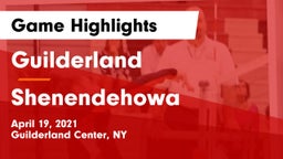 Guilderland  vs Shenendehowa  Game Highlights - April 19, 2021