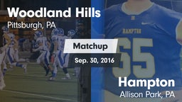 Matchup: Woodland Hills vs. Hampton  2016
