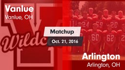 Matchup: Vanlue vs. Arlington  2016