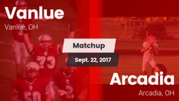 Matchup: Vanlue vs. Arcadia  2017
