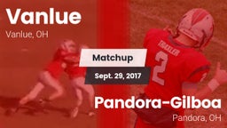 Matchup: Vanlue vs. Pandora-Gilboa  2017