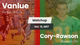 Matchup: Vanlue vs. Cory-Rawson  2017