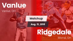Matchup: Vanlue vs. Ridgedale  2018