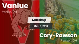 Matchup: Vanlue vs. Cory-Rawson  2018