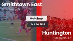 Matchup: Smithtown East vs. Huntington  2018