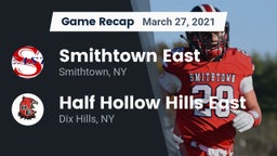 Recap: Smithtown East  vs. Half Hollow Hills East  2021