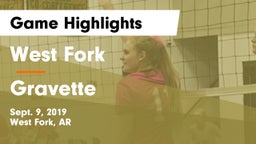 West Fork  vs Gravette Game Highlights - Sept. 9, 2019