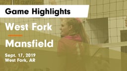 West Fork  vs Mansfield Game Highlights - Sept. 17, 2019