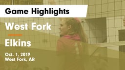 West Fork  vs Elkins  Game Highlights - Oct. 1, 2019