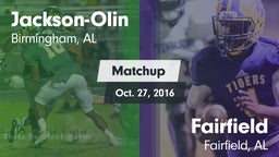 Matchup: Jackson-Olin vs. Fairfield  2016