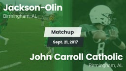 Matchup: Jackson-Olin vs. John Carroll Catholic  2017