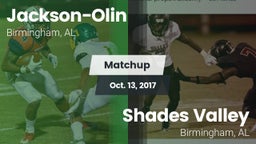 Matchup: Jackson-Olin vs. Shades Valley  2017