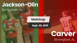 Matchup: Jackson-Olin vs. Carver  2019