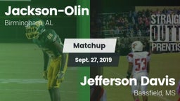 Matchup: Jackson-Olin vs. Jefferson Davis  2019