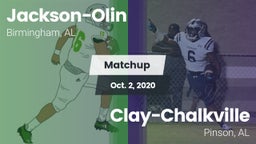 Matchup: Jackson-Olin vs. Clay-Chalkville  2020