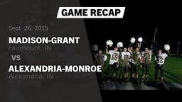 Recap: Madison-Grant  vs. Alexandria-Monroe  2015
