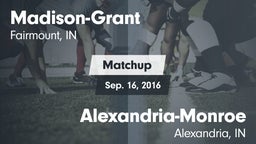 Matchup: Madison-Grant vs. Alexandria-Monroe  2016