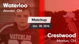 Matchup: Waterloo vs. Crestwood  2016