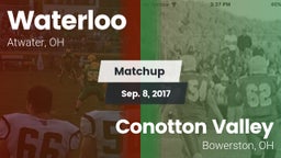 Matchup: Waterloo vs. Conotton Valley  2017
