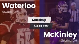 Matchup: Waterloo vs. McKinley  2017