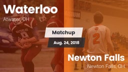 Matchup: Waterloo vs. Newton Falls  2018