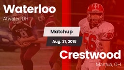 Matchup: Waterloo vs. Crestwood  2018