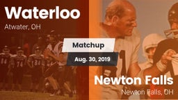 Matchup: Waterloo vs. Newton Falls  2019