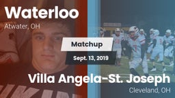Matchup: Waterloo vs. Villa Angela-St. Joseph  2019