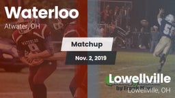 Matchup: Waterloo vs. Lowellville  2019