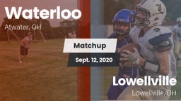 Matchup: Waterloo vs. Lowellville  2020