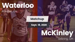 Matchup: Waterloo vs. McKinley  2020