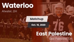 Matchup: Waterloo vs. East Palestine  2020